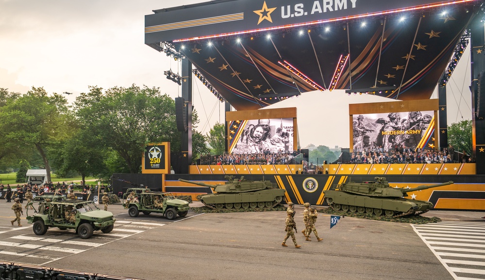 Army’s 250th Birthday Parade Pass in Review