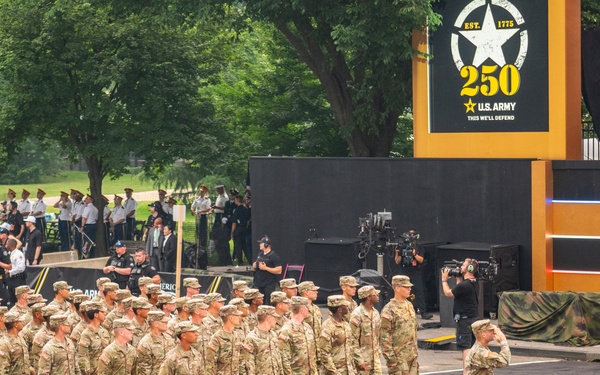 Army’s 250th Birthday Parade Pass in Review