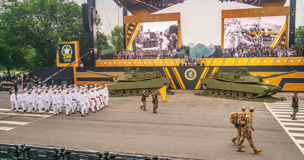 Army’s 250th Birthday Parade Pass in Review