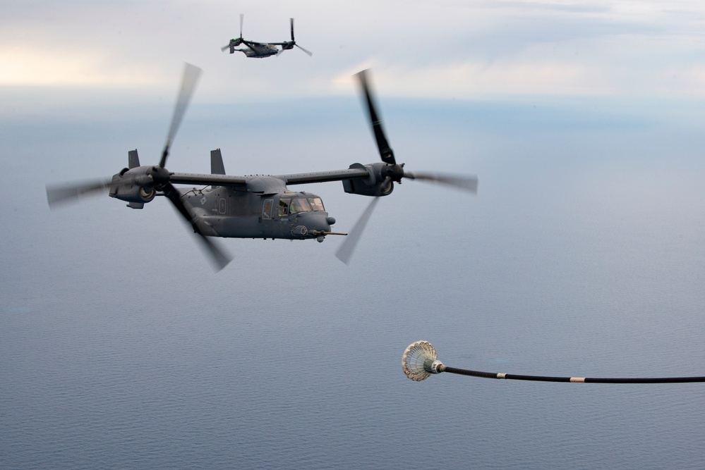 353 SOW conducts Tilt-Rotor Air-to-Air Refueling in support of REFORPAC 25