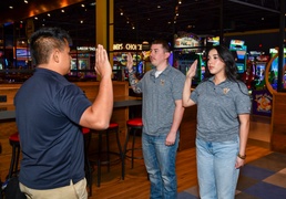 Dual-Military Navy Couple Reenlist Together