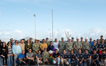 NSF Diego Garcia Deep Wharf Ribbon Cutting Ceremony