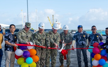 NSF Diego Garcia Deep Wharf Ribbon Cutting Ceremony