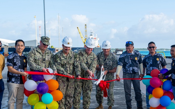 NSF Diego Garcia Deep Wharf Ribbon Cutting Ceremony