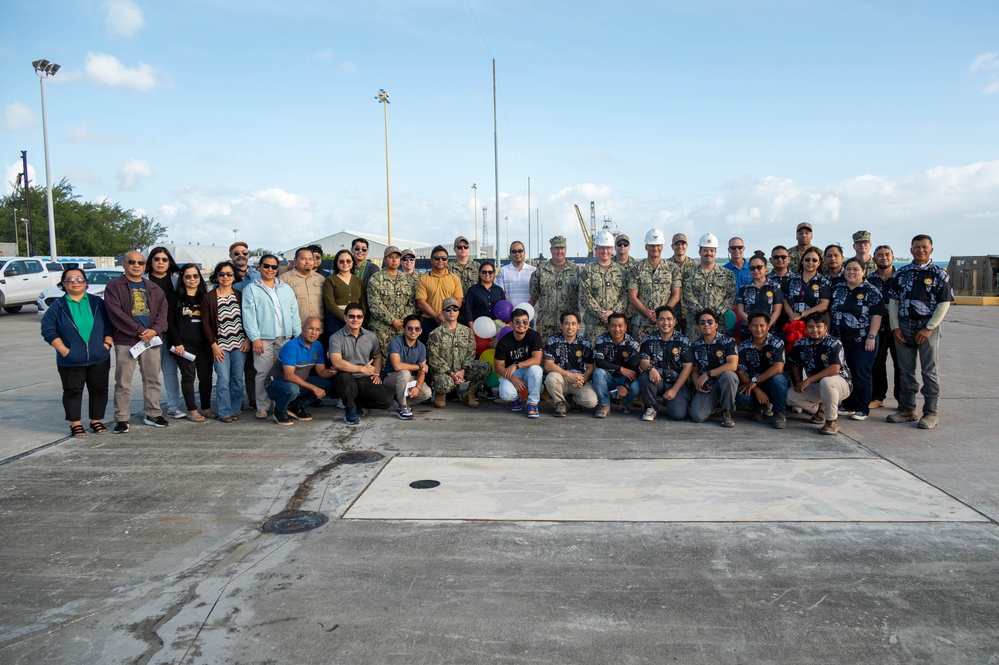 NSF Diego Garcia Deep Wharf Ribbon Cutting Ceremony
