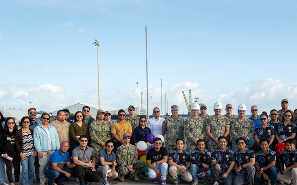 NSF Diego Garcia Deep Wharf Ribbon Cutting Ceremony