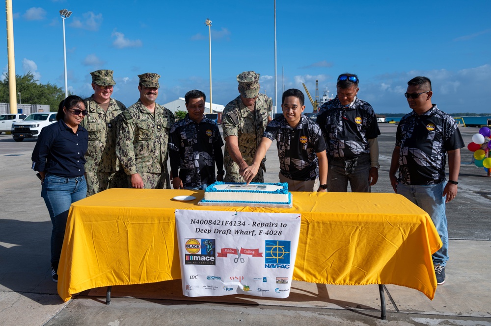 NSF Diego Garcia Deep Wharf Ribbon Cutting Ceremony