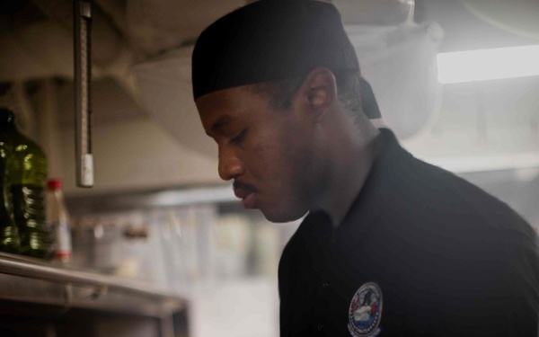 George Washington Sailors Cook Breakfast