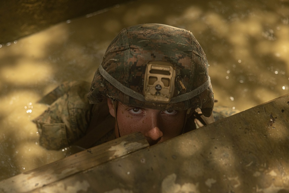 U.S. Marines with CLR-37 Conduct Basic Jungle Skills Course