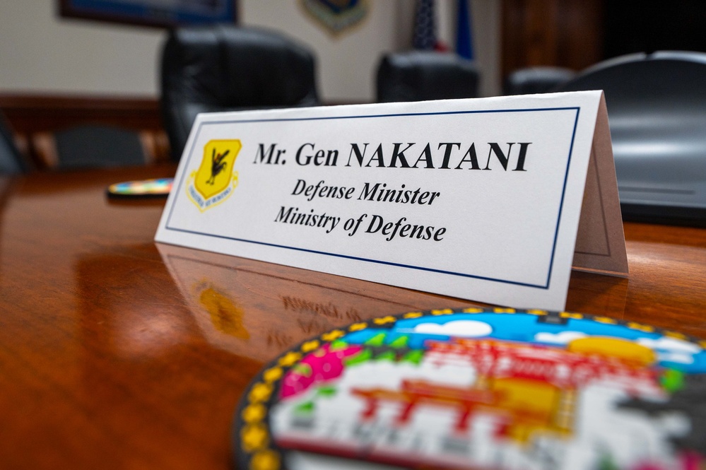 Defense Minister of Japan visits Kadena