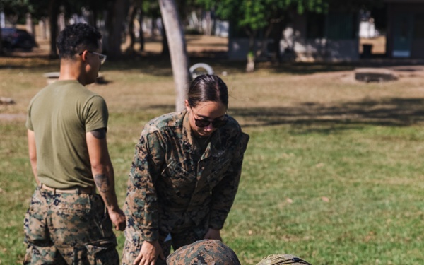 MRF-D 25.3: Sailors, Marines, Australian Army Medics conduct TCCC Training&amp;#xA;