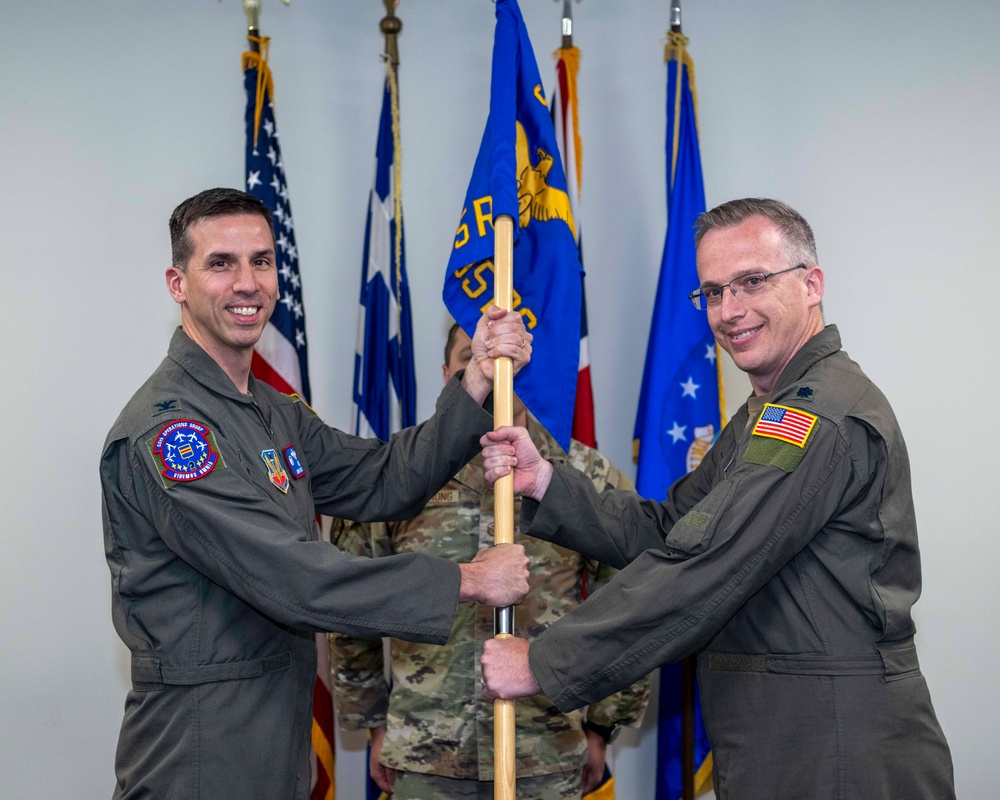 Detachment 1, 95th Reconnaissance Squadron Change of Command Ceremony at NSA Souda Bay