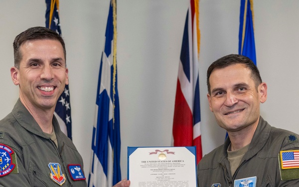 Detachment 1, 95th Reconnaissance Squadron Change of Command Ceremony at NSA Souda Bay