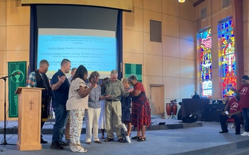CH (COL) Shawn McCammon Shares the Gospel as a Soldier for the Last Time
