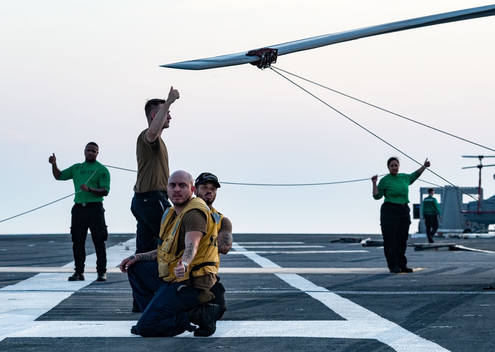 Sailors Conduct Maintenance Aboard USS Gerald R. Ford (CVN 78)
