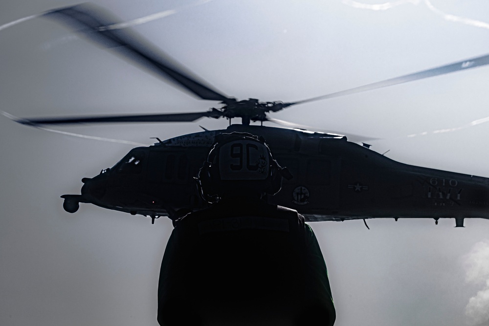 USS Gerald R. Ford (CVN 78) Conducts Munitions Transfer