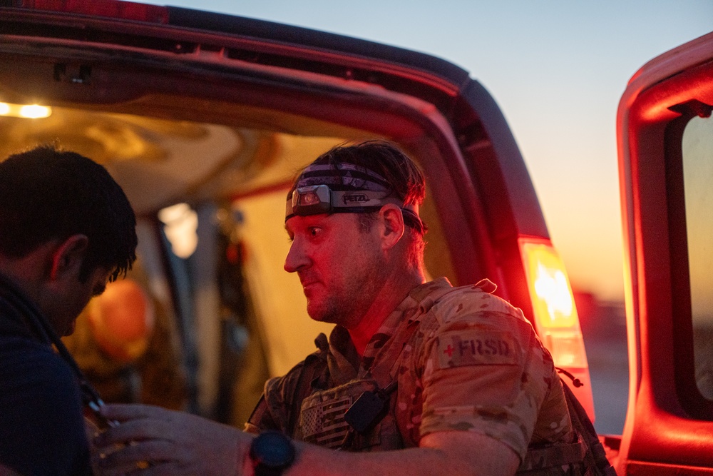 Al Asad Airbase MASCAL Exercise
