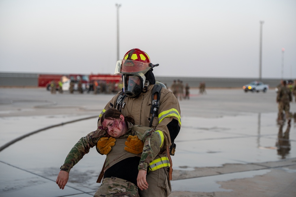 Al Asad Airbase MASCAL Exercise