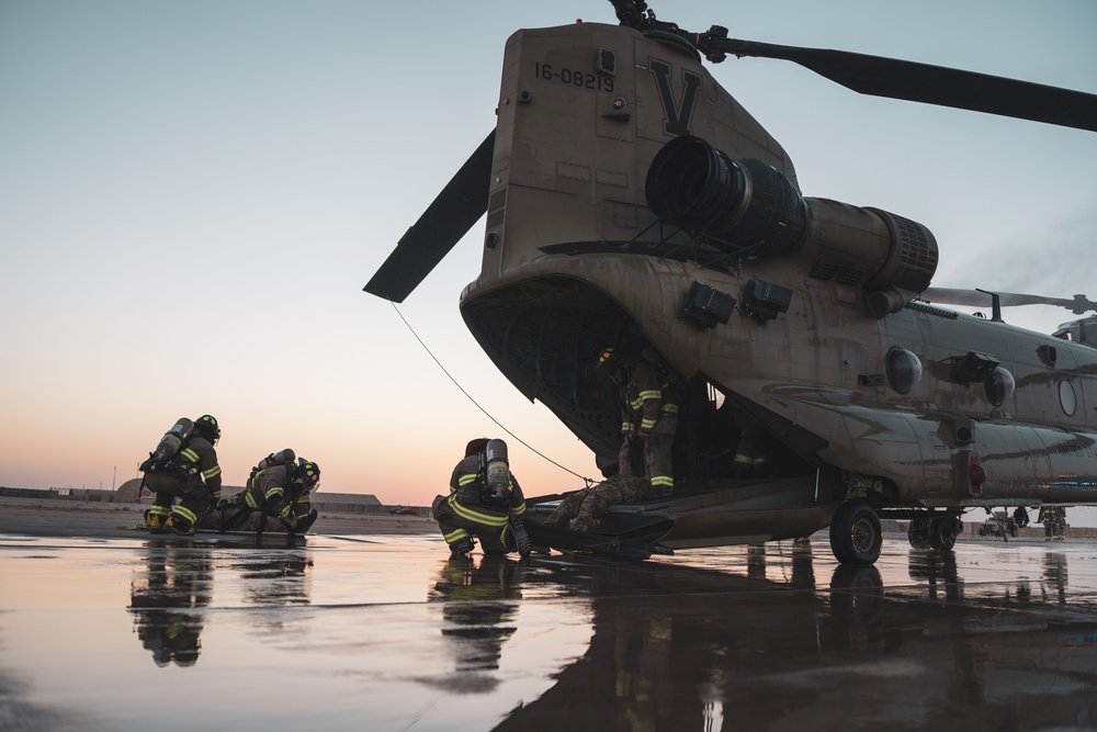 Al Asad Airbase MASCAL Exercise
