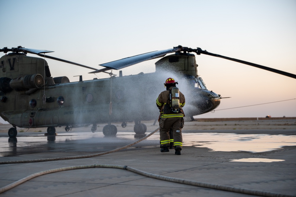 Al Asad Airbase MASCAL Exercise