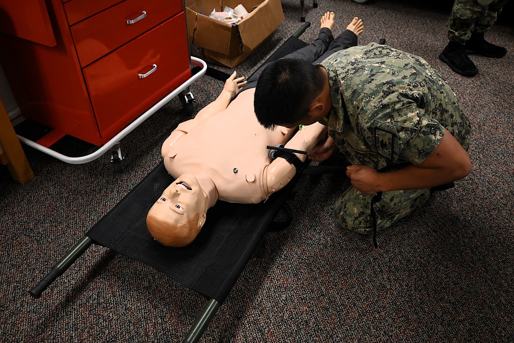 Naval Medical Readiness Training Command New England Hosted local Sea Cadet Corps as part of cadet’s Annual Summer Training
