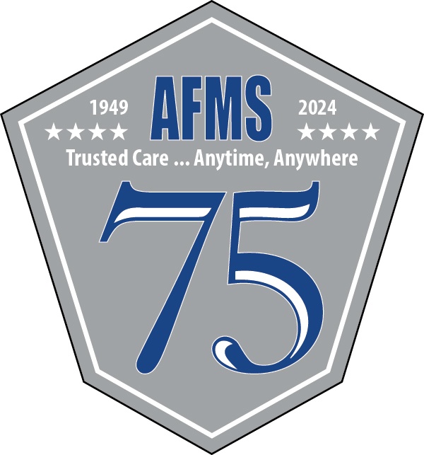 Air Force Medical Service 75th Anniversary logo