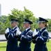 Full Military Funeral Honors with Escort are Conducted for U.S. Air Force Lt. Col. Donald Downing in Section 75