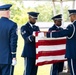 Full Military Funeral Honors with Escort are Conducted for U.S. Air Force Lt. Col. Donald Downing in Section 75
