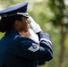 Full Military Funeral Honors with Escort are Conducted for U.S. Air Force Lt. Col. Donald Downing in Section 75