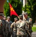 Air Defenders conduct a change of command ceremony