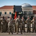 Air Defenders conduct a change of command ceremony