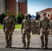 Air Defenders conduct a change of command ceremony