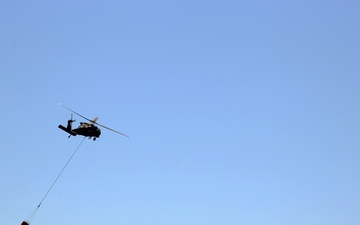 Washington Army National Guard and Central Pierce Fire Department Water Bucket Training