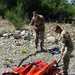 Army National Guard and Central Pierce Fire Department Conduct Water Bucket Training