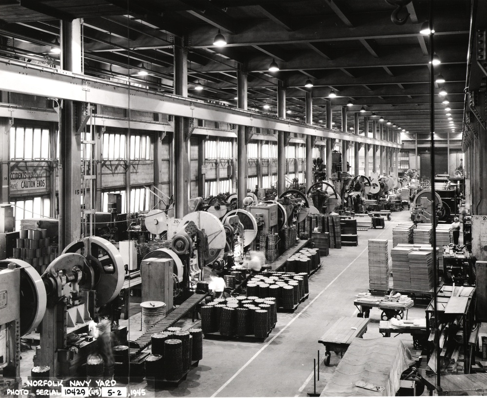 Our Yard History: The Sheetmetal Shop, Building 234