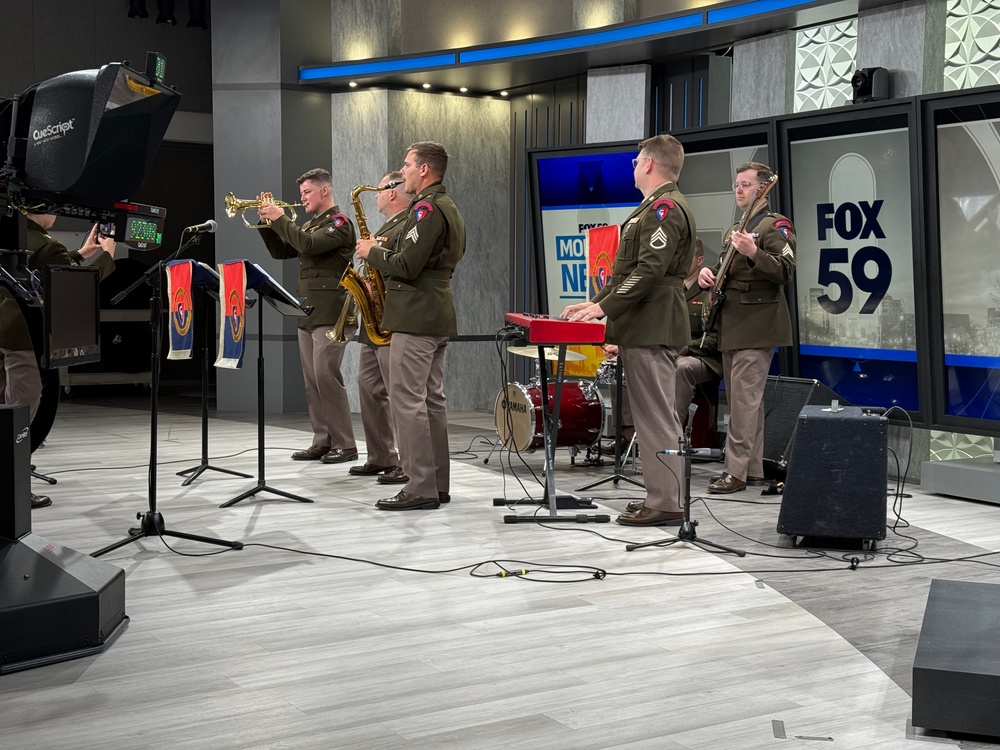 38ID Band featured on Indianapolis newscast