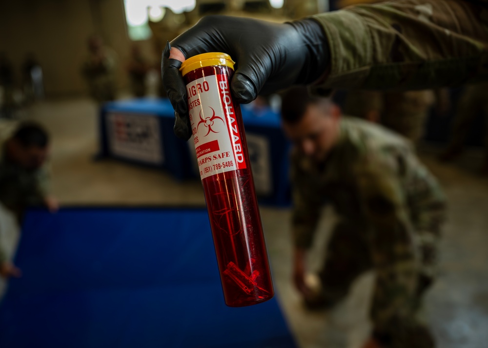 Ark. Guardsmen Conduct Taser Training
