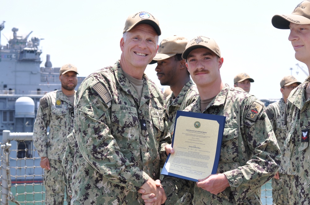CSG 9 Visits USS Chosin