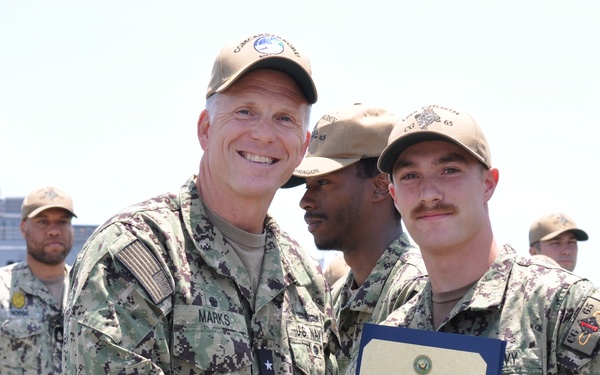 CSG 9 Visits USS Chosin