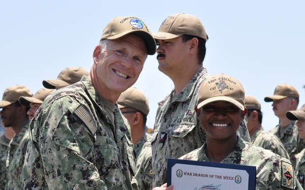 CSG 9 Visits USS Chosin