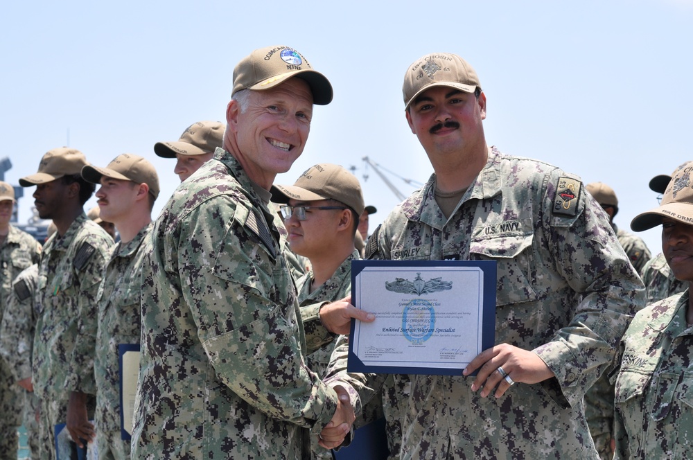 CSG 9 Visits USS Chosin