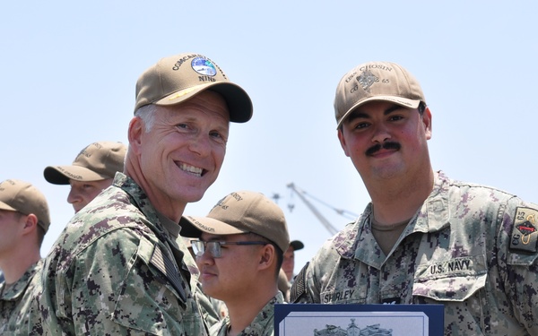 CSG 9 Visits USS Chosin