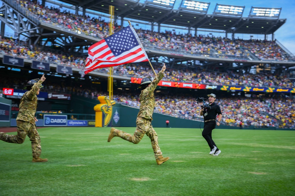 Lighting up D.C.: Andrews Fire Dept, 316 EOD recognized during Banana Ball national tour