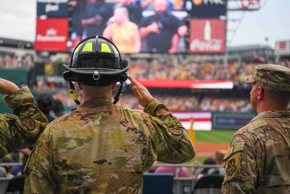 Lighting up D.C.: Andrews Fire Dept, 316 EOD recognized during Banana Ball national tour