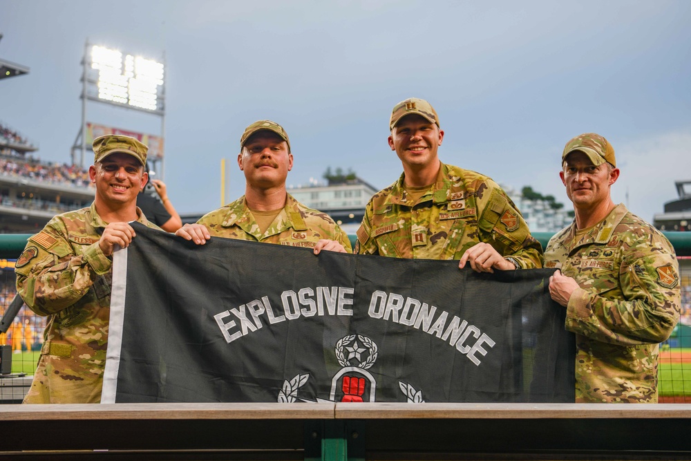 Lighting up D.C.: Andrews Fire Dept, 316 EOD recognized during Banana Ball national tour