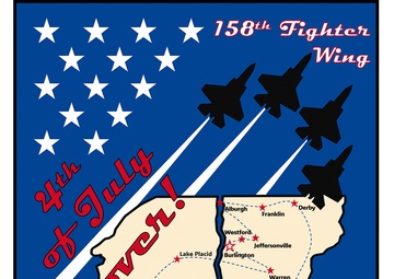 Vermont Air National Guard F-35 Independence Day Flyover