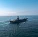 USS Gerald R. Ford (CVN 78) Conducts Vertical Replenishment with USS George H. W. Bush (CVN 77)
