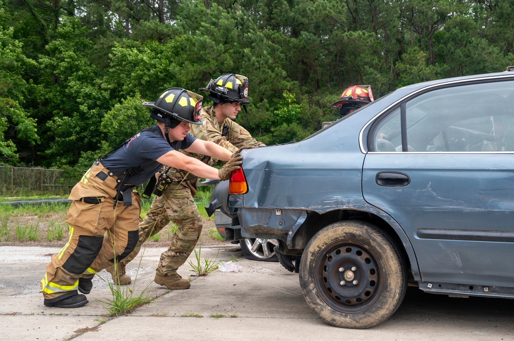 On fire: JB Charleston firefighters train for summer