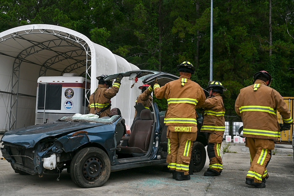On fire: JB Charleston firefighters train for summer