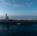 USS Gerald R. Ford (CVN 78) Conducts Vertical Replenishment with USS George H. W. Bush (CVN 77)